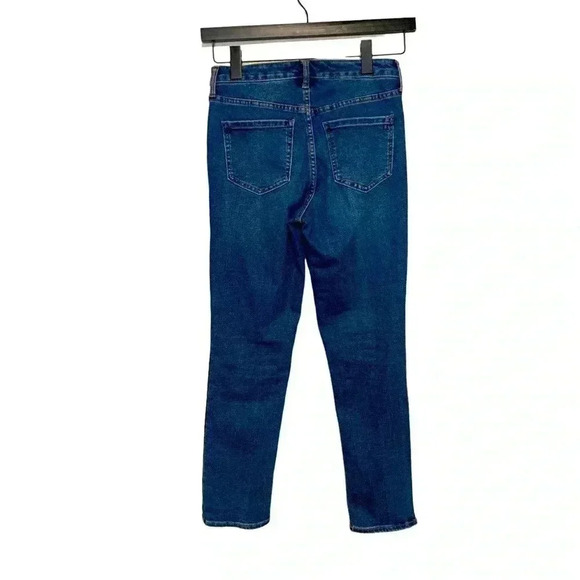 Sam Edelman High Rise Skinny Ankle  Jean w 2 Faux Crystals Panel On Each Leg - Picture 3 of 9